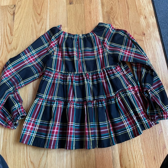 J. Crew Other - JCrew holiday plaid girls blouse